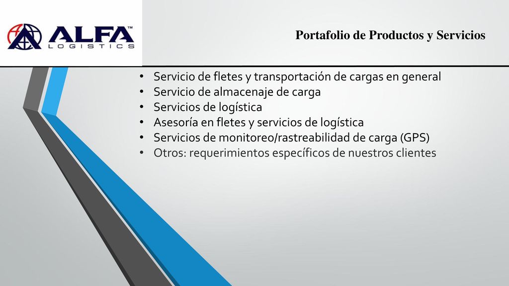 Portafolio de Productos y Servicios