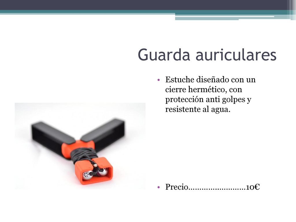 Guarda auriculares Estuche diseñado con un cierre hermético, con protección anti golpes y resistente al agua.