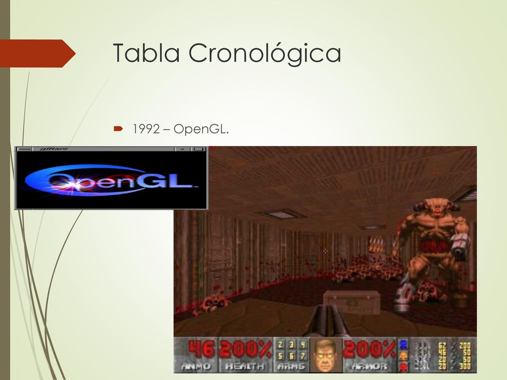 Tabla Cronológica 1992 – OpenGL – Doom por ID Software.