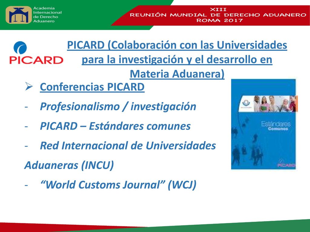 PICARD (Colaboración con las Universidades para la investigación y el desarrollo en Materia Aduanera)