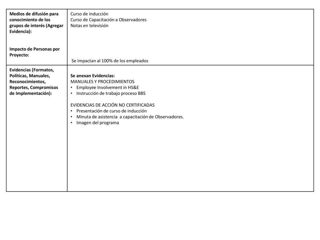 Medios de difusión para conocimiento de los grupos de interés (Agregar Evidencia):