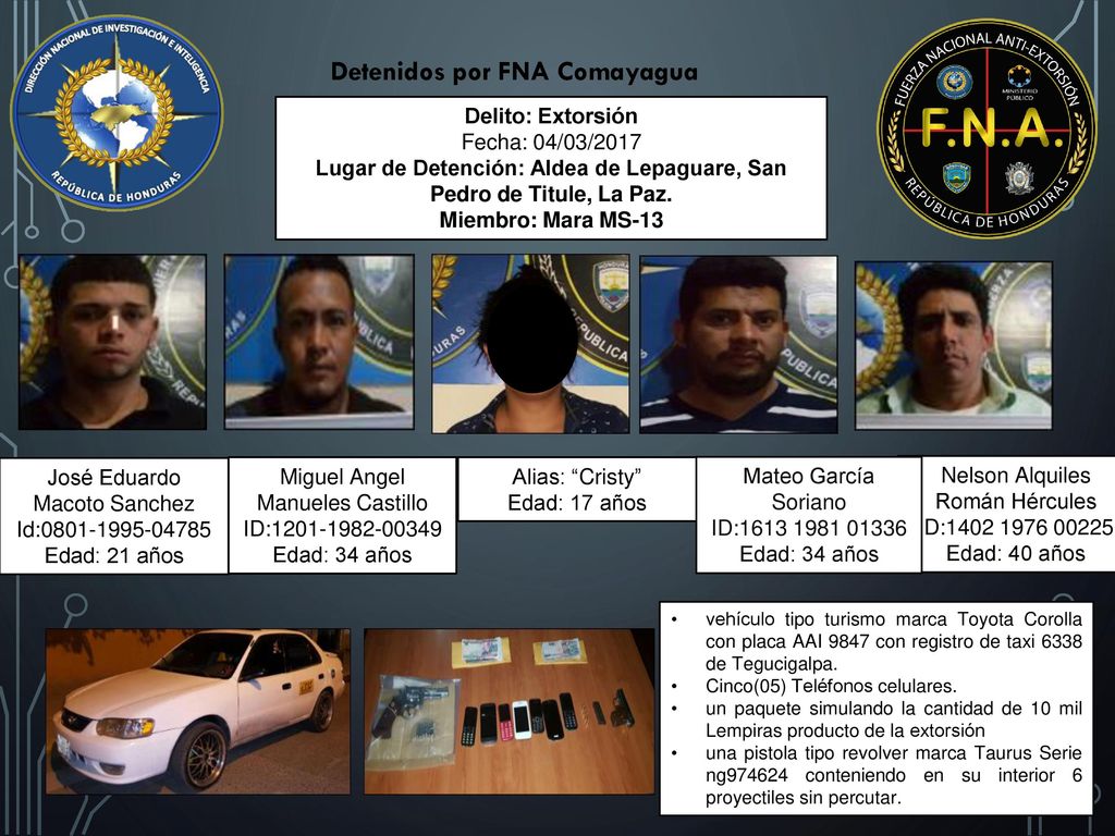 Lugar de Detención: Aldea de Lepaguare, San Pedro de Titule, La Paz.