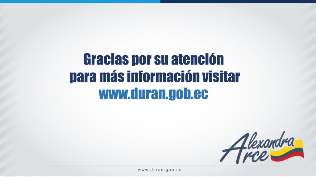 Gracias por su atención para más información visitar