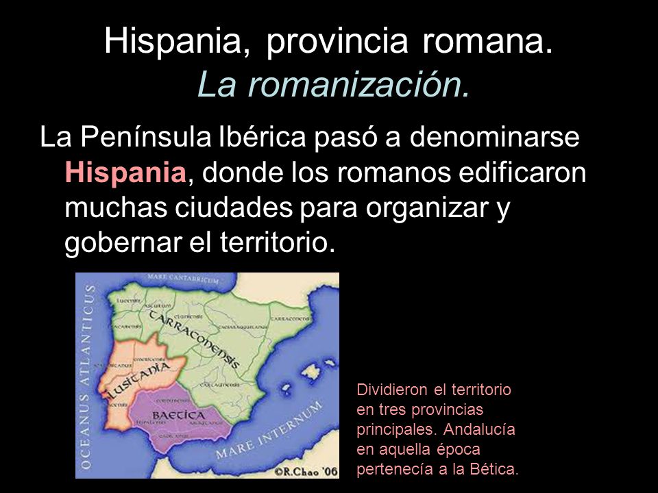Hispania, provincia romana. La romanización.