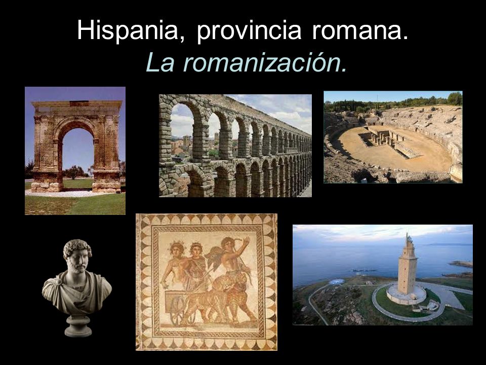 Hispania, provincia romana. La romanización.