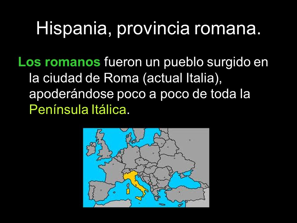 Hispania, provincia romana.