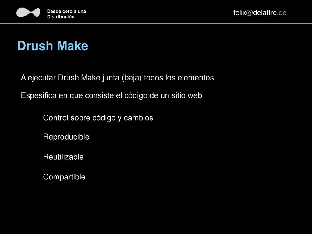 Drush Make A ejecutar Drush Make junta (baja) todos los elementos