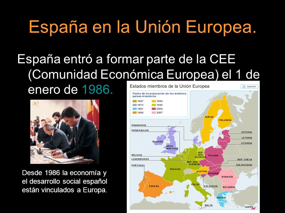 España en la Unión Europea.
