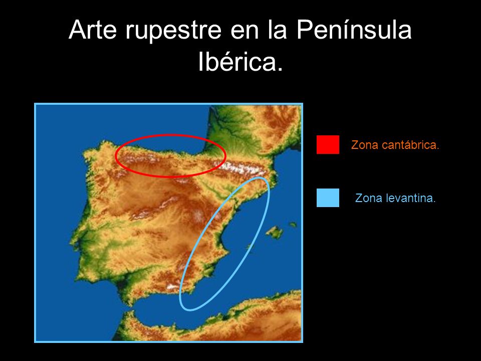 Arte rupestre en la Península Ibérica.