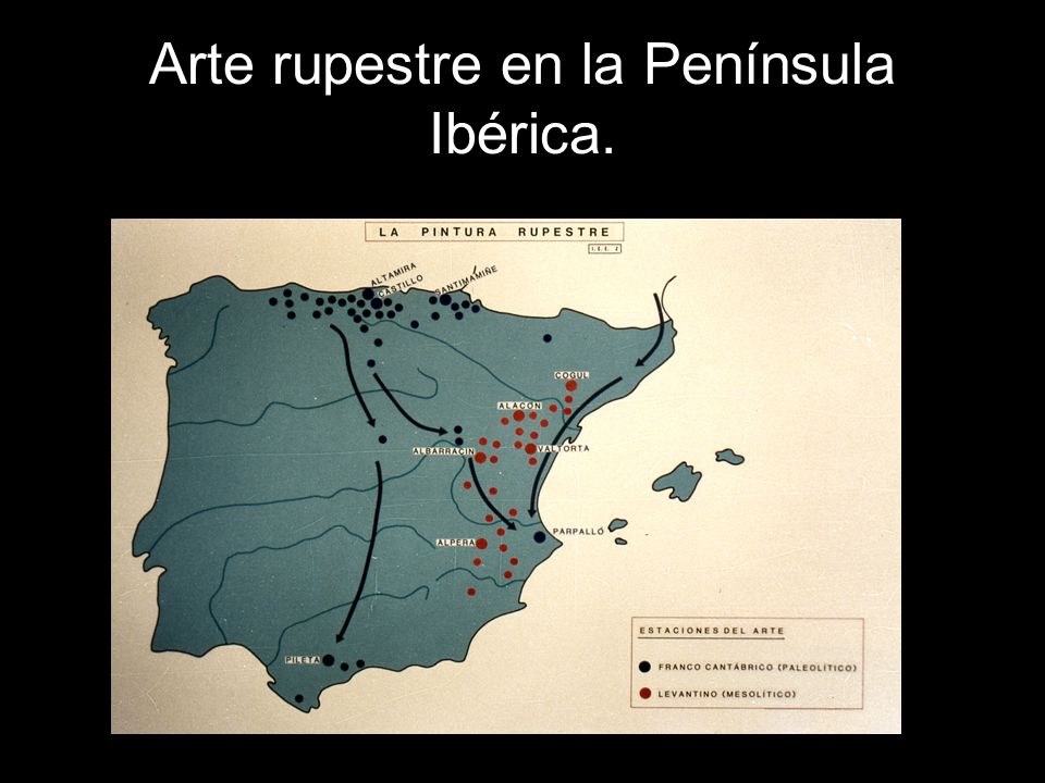 Arte rupestre en la Península Ibérica.