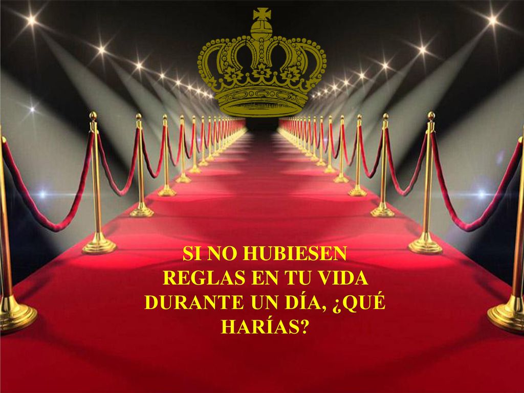 SI NO HUBIESEN REGLAS EN TU VIDA DURANTE UN DÍA, ¿QUÉ HARÍAS