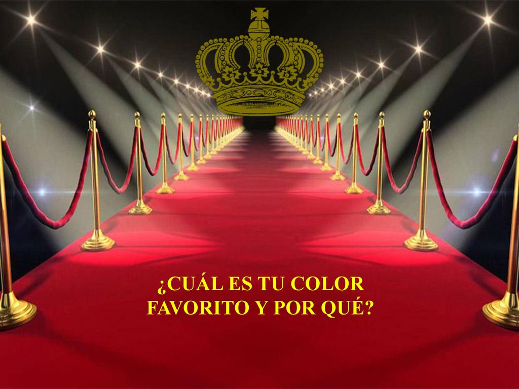¿CUÁL ES TU COLOR FAVORITO Y POR QUÉ