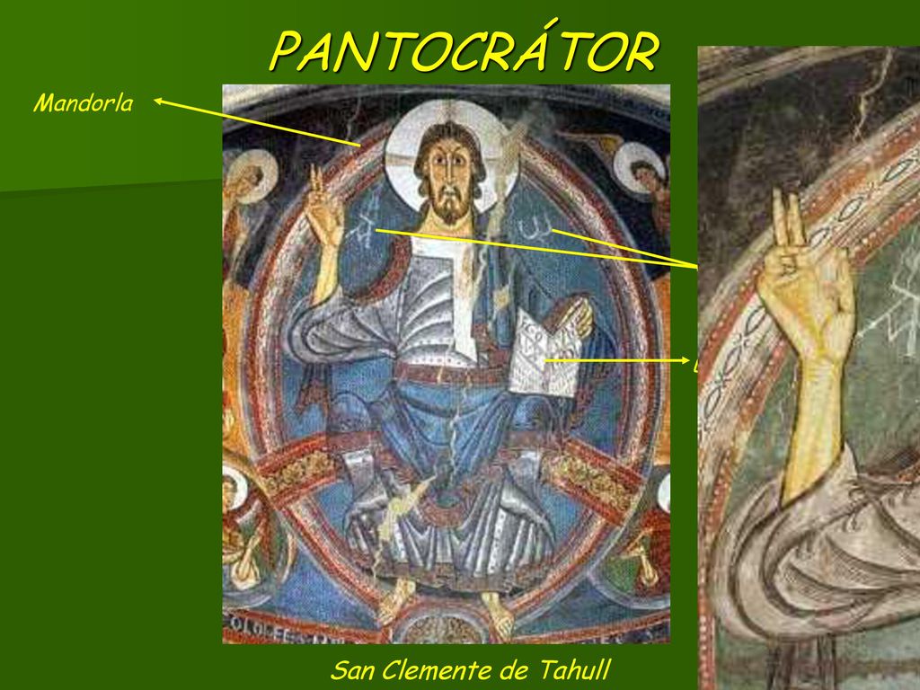 PANTOCRÁTOR San Clemente de Tahull Mandorla Alfa y Omega