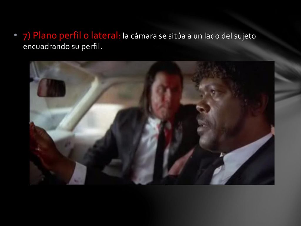7) Plano perfil o lateral: la cámara se sitúa a un lado del sujeto encuadrando su perfil.