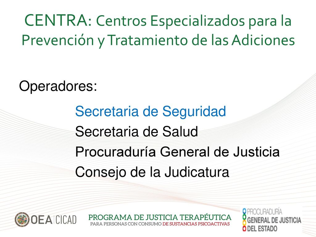 CENTRA: Centros Especializados para la Prevención y Tratamiento de las Adiciones