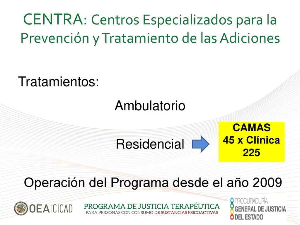 CENTRA: Centros Especializados para la Prevención y Tratamiento de las Adiciones