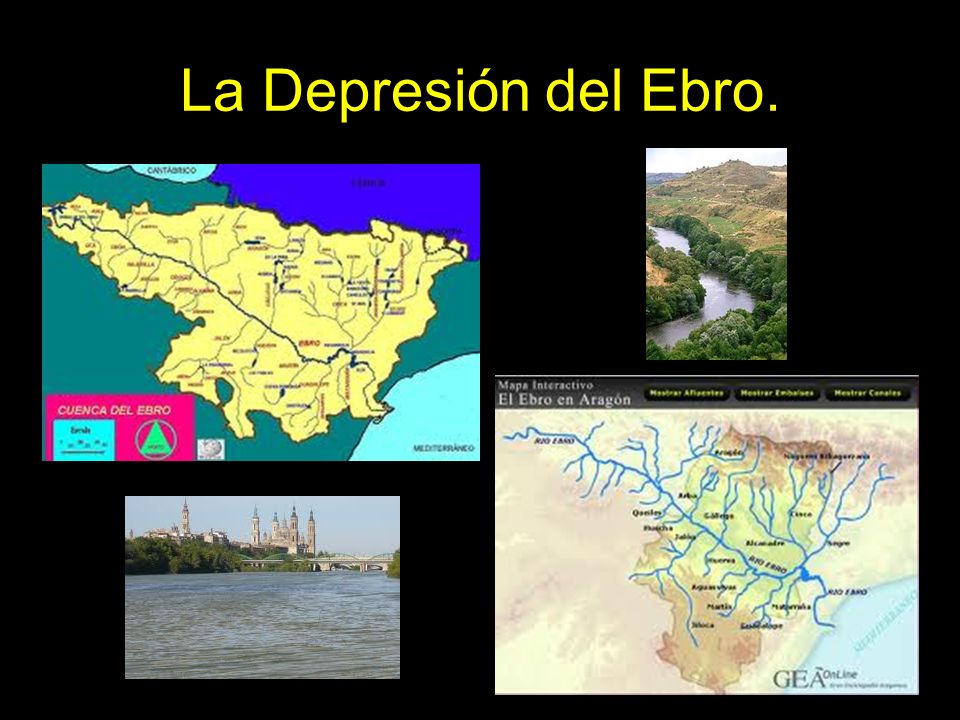 La Depresión del Ebro.