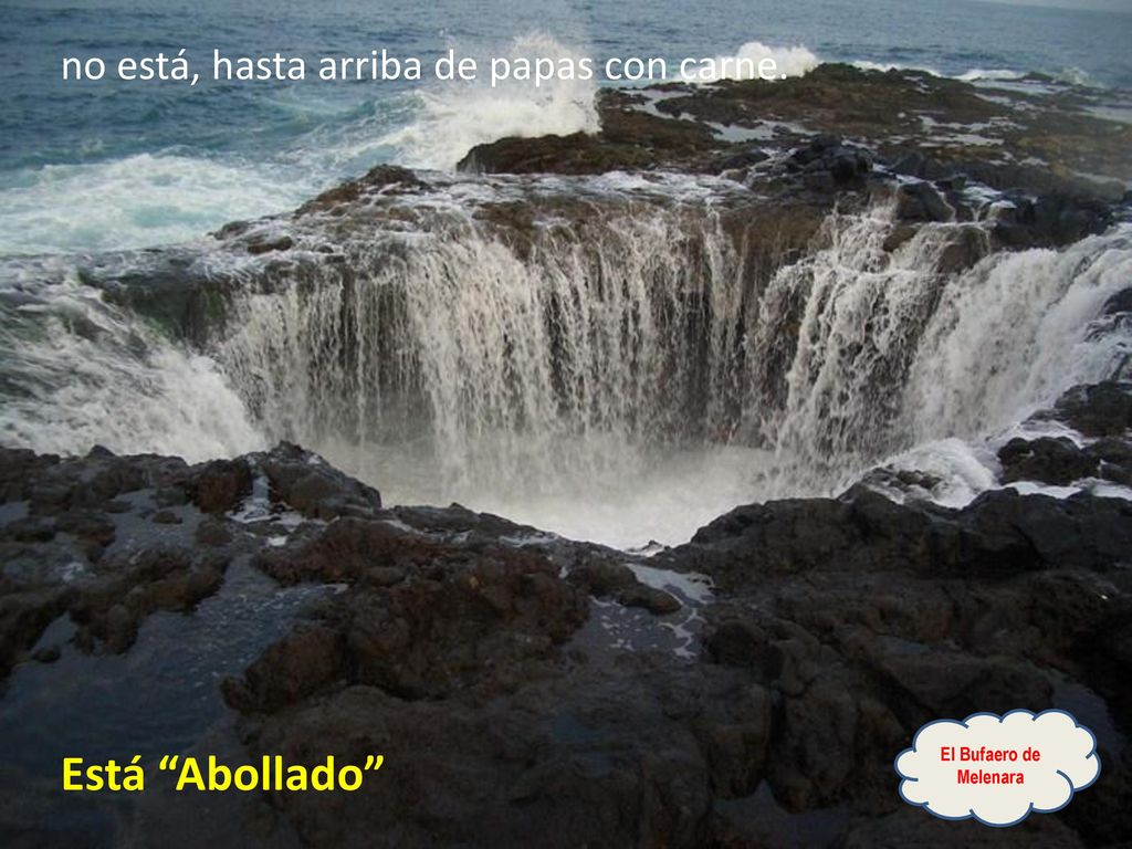 Está Abollado no está, hasta arriba de papas con carne.
