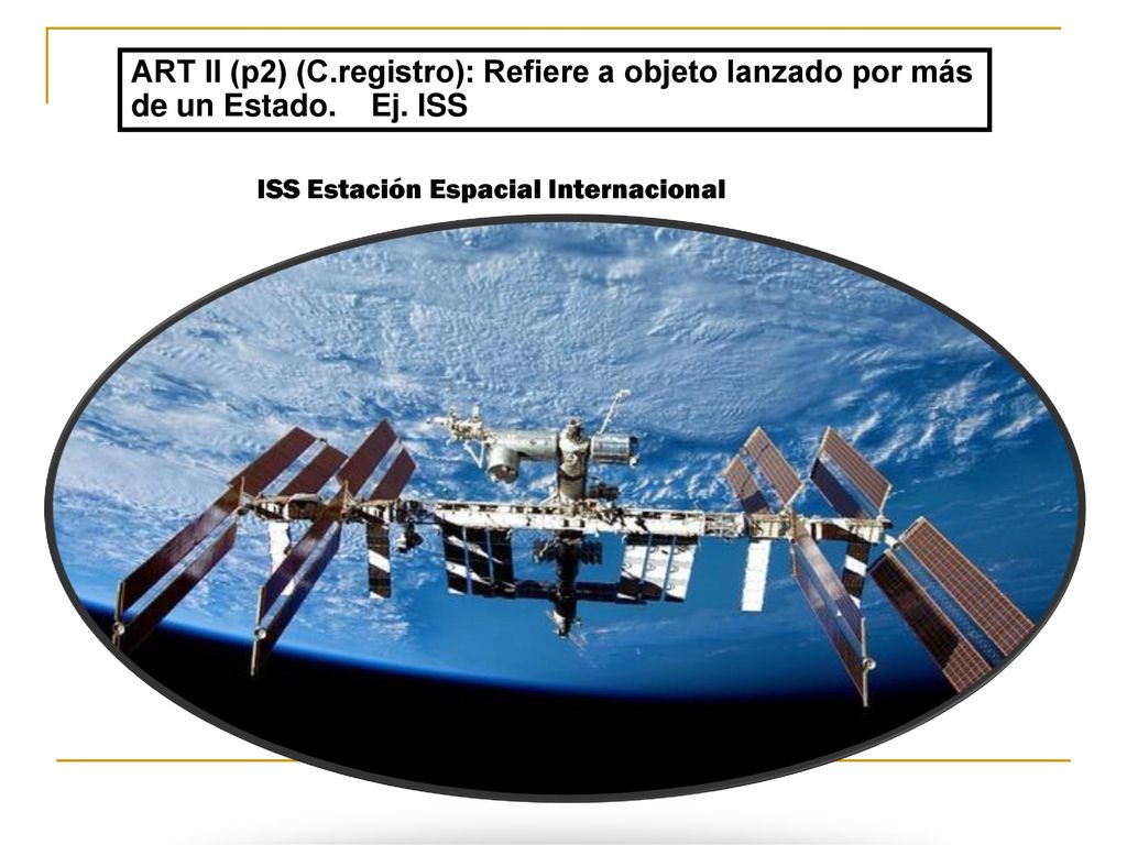 ART II (p2) (C.registro): Refiere a objeto lanzado por más de un Estado. Ej. ISS