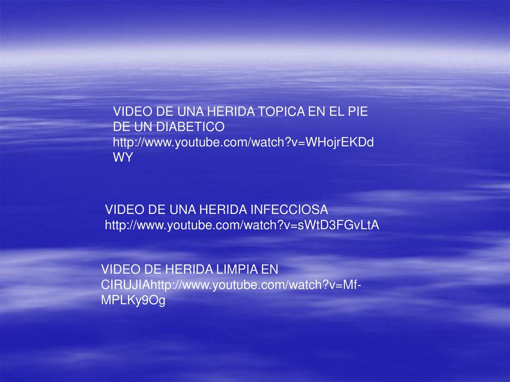 VIDEO DE UNA HERIDA TOPICA EN EL PIE DE UN DIABETICO