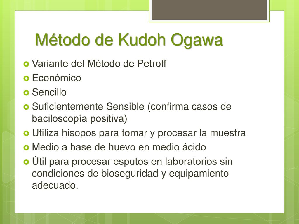Método de Kudoh Ogawa Variante del Método de Petroff Económico
