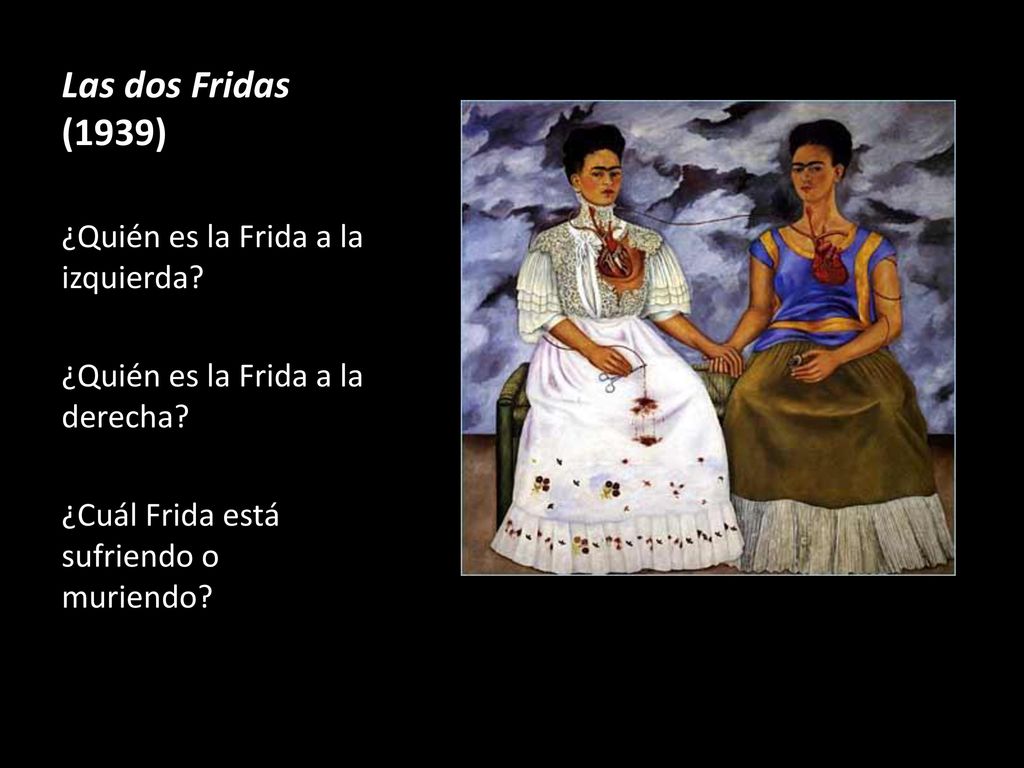 Las dos Fridas (1939) ¿Quién es la Frida a la izquierda