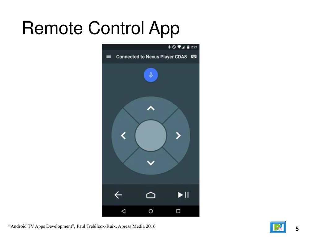 Remote Control App Android TV Apps Development , Paul Trebilcox-Ruix, Apress Media
