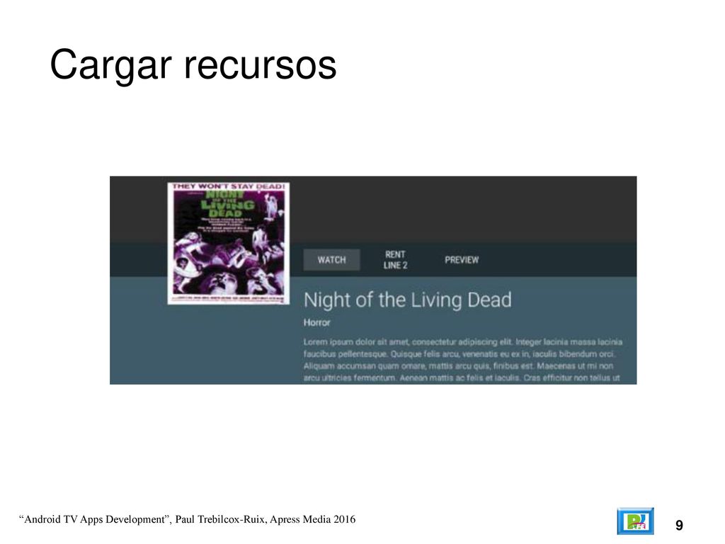 Cargar recursos Android TV Apps Development , Paul Trebilcox-Ruix, Apress Media
