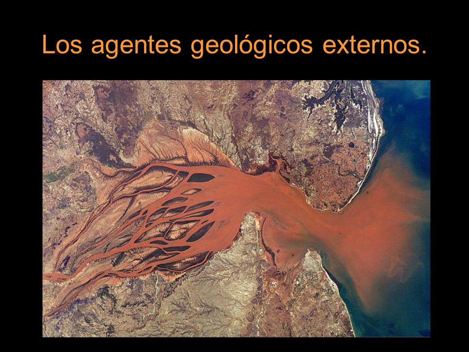 Los agentes geológicos externos.