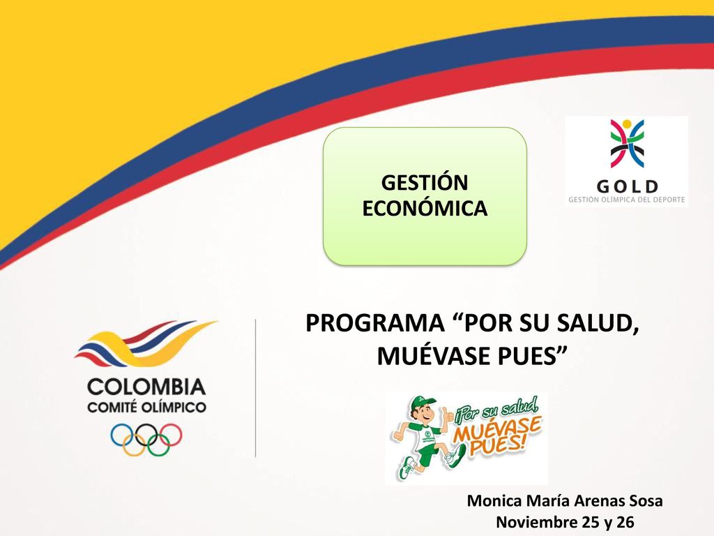 PROGRAMA POR SU SALUD, MUÉVASE PUES Monica María Arenas Sosa
