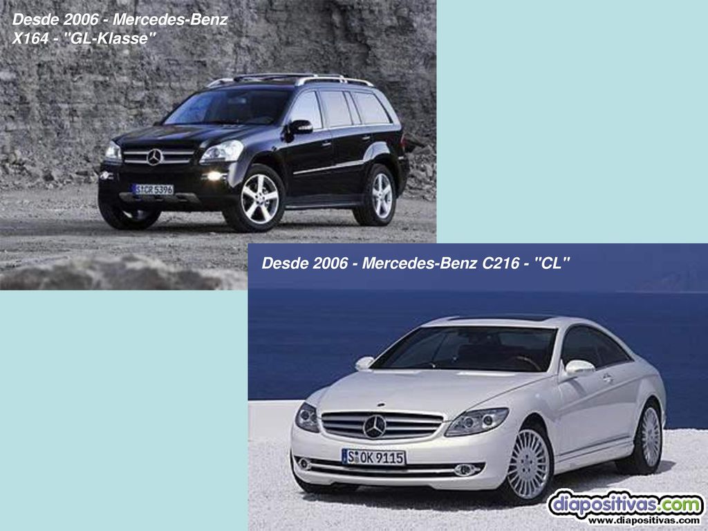 Desde Mercedes-Benz X164 - GL-Klasse Desde Mercedes-Benz C216 - CL