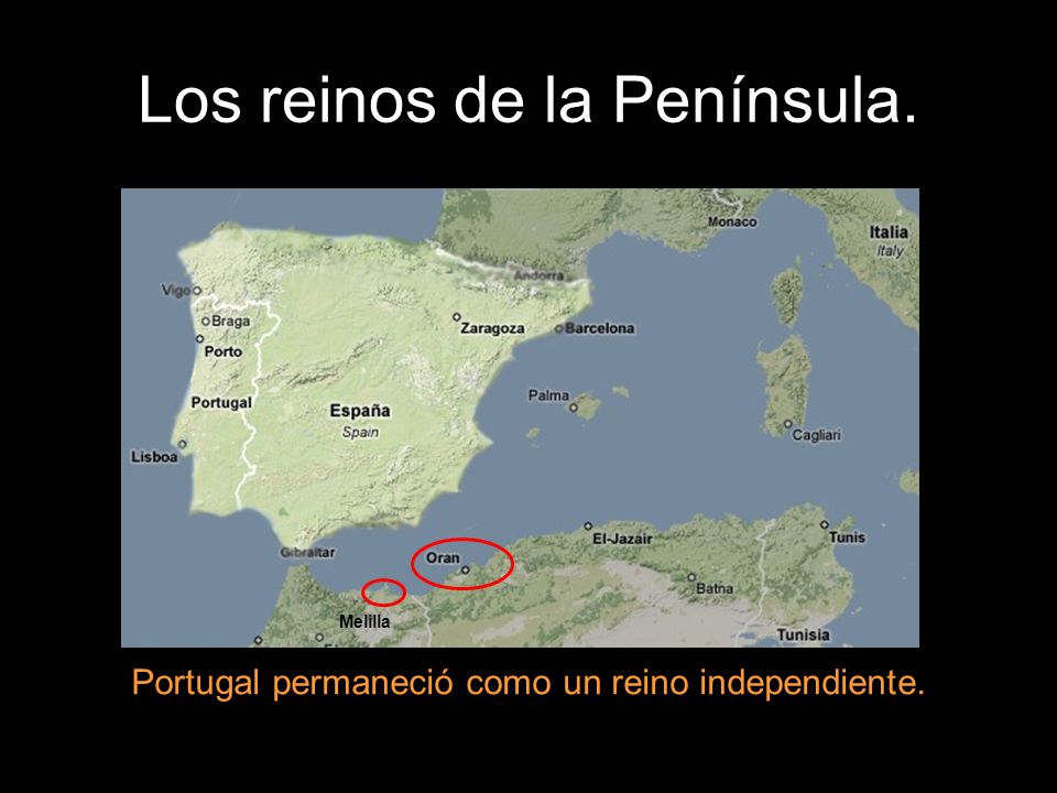 Los reinos de la Península.