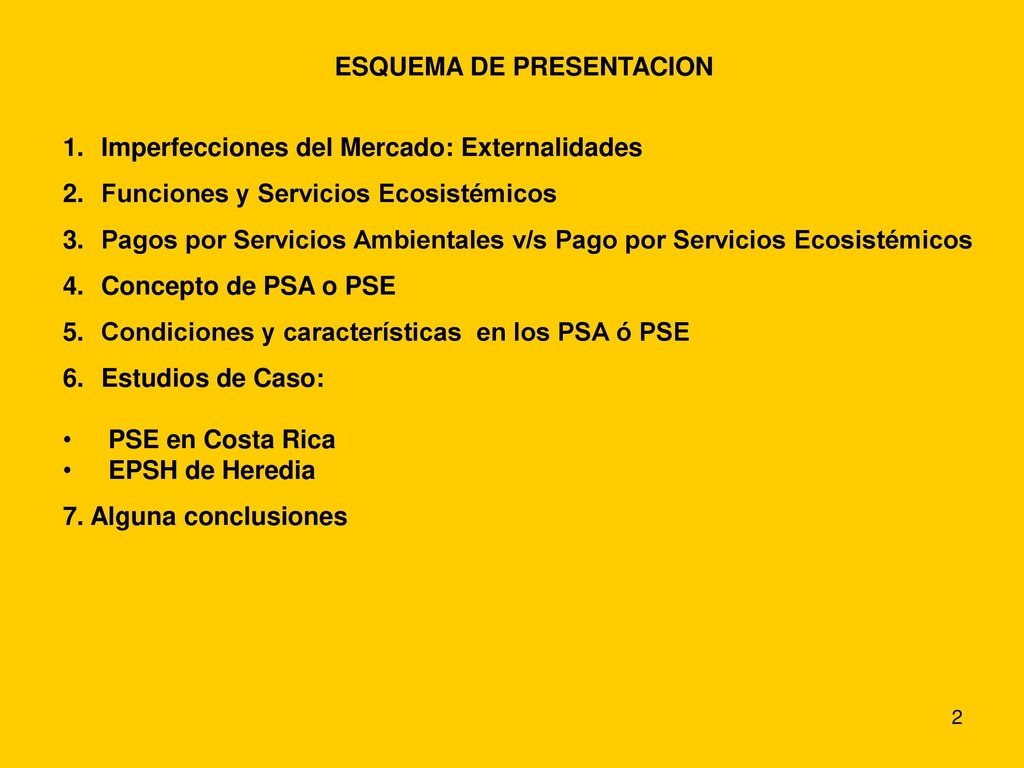 ESQUEMA DE PRESENTACION