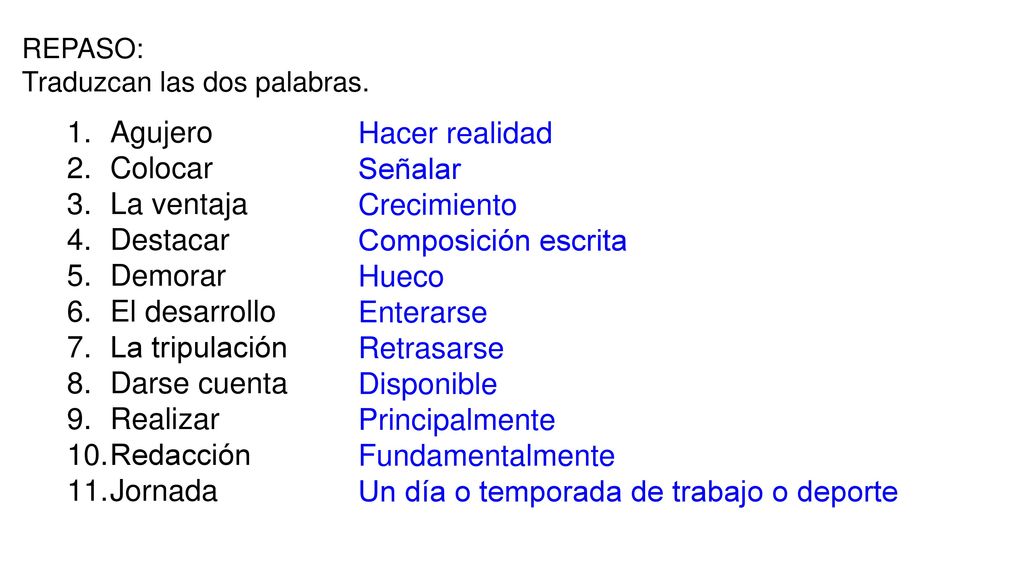 Un día o temporada de trabajo o deporte