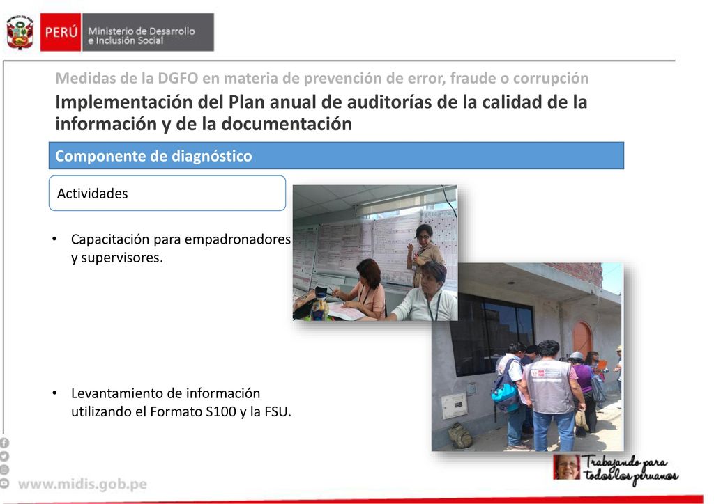 Medidas de la DGFO en materia de prevención de error, fraude o corrupción
