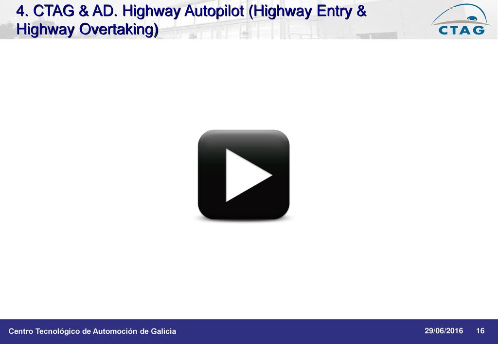 4. CTAG & AD. Highway Autopilot (Highway Entry & Highway Overtaking)