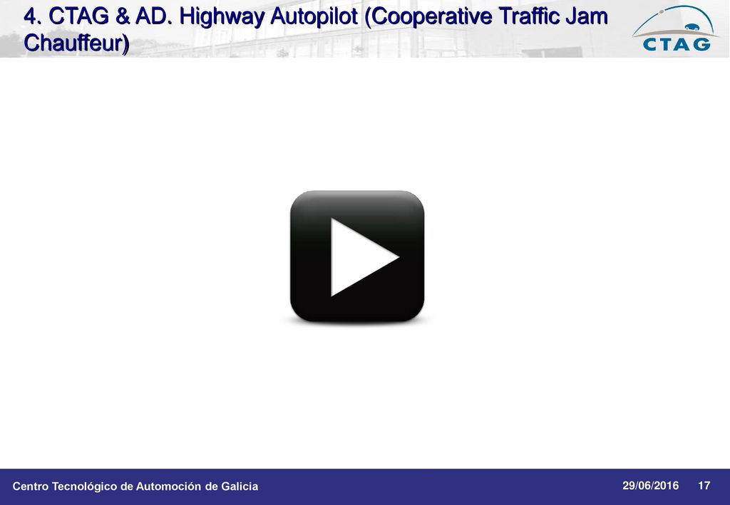 4. CTAG & AD. Highway Autopilot (Cooperative Traffic Jam Chauffeur)