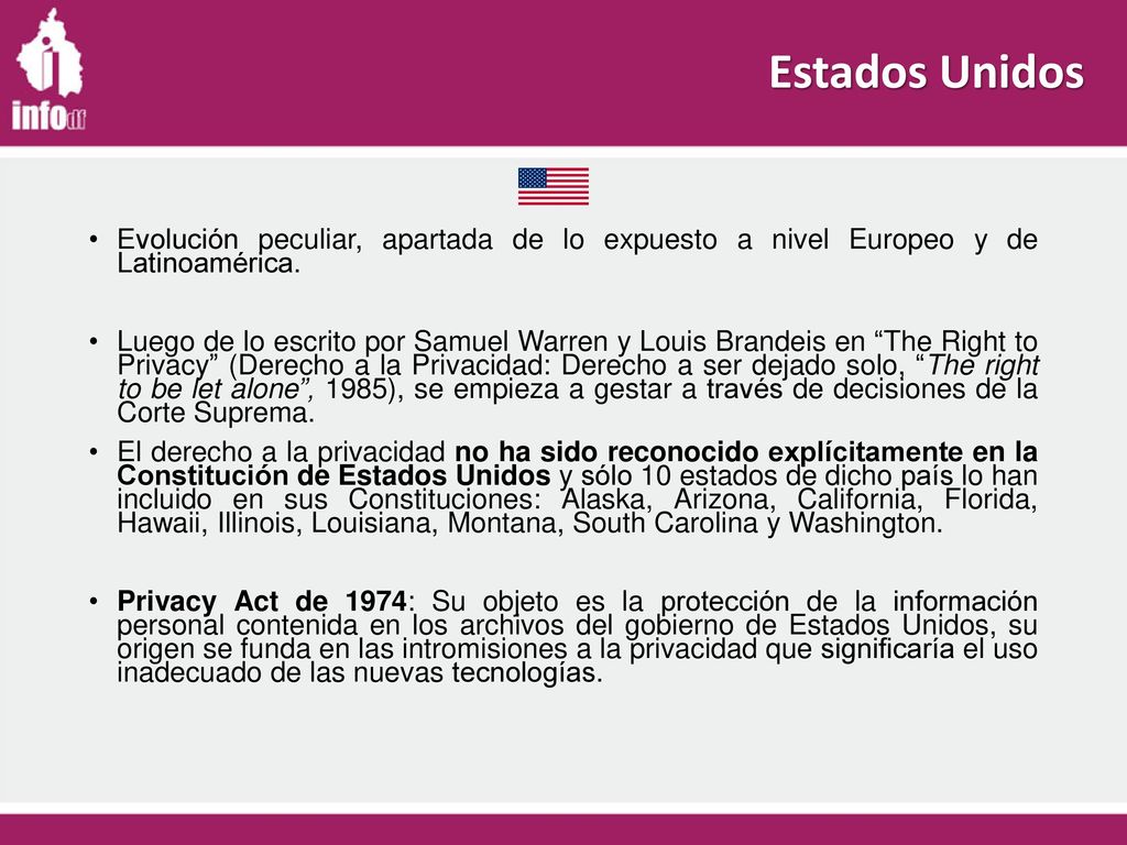Estados Unidos Evolución peculiar, apartada de lo expuesto a nivel Europeo y de Latinoamérica.