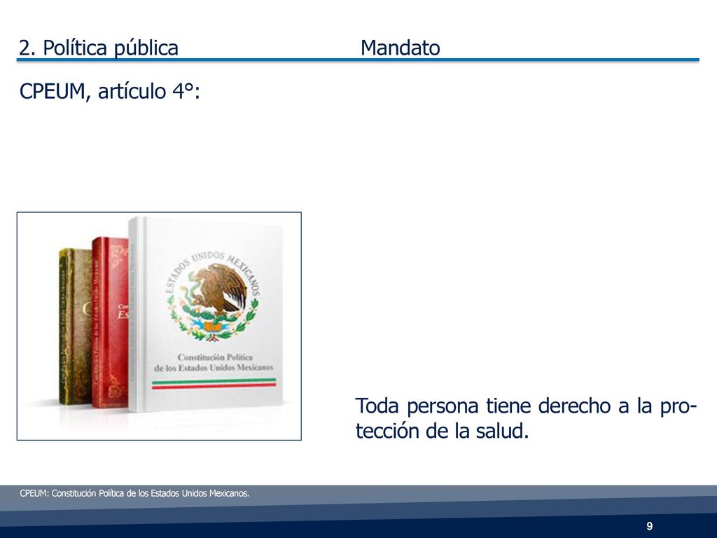 Toda persona tiene derecho a la pro-tección de la salud.