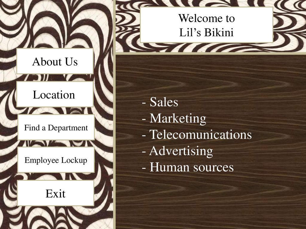 - Sales - Marketing - Telecomunications - Advertising - Human sources