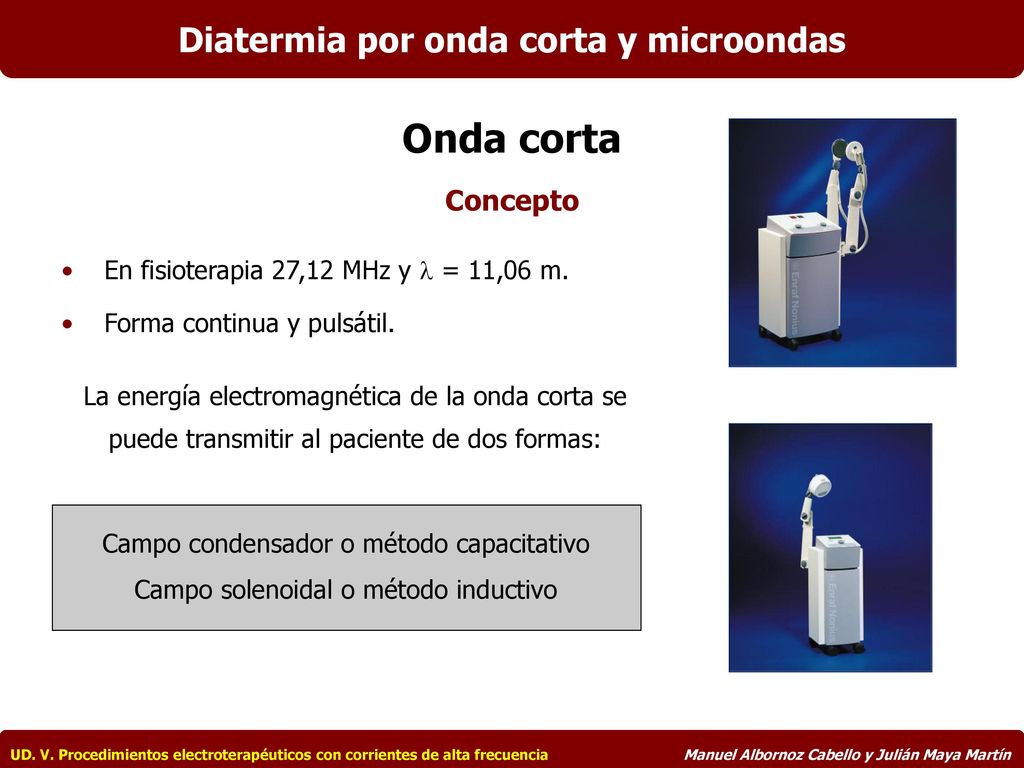 Diatermia por onda corta y microondas