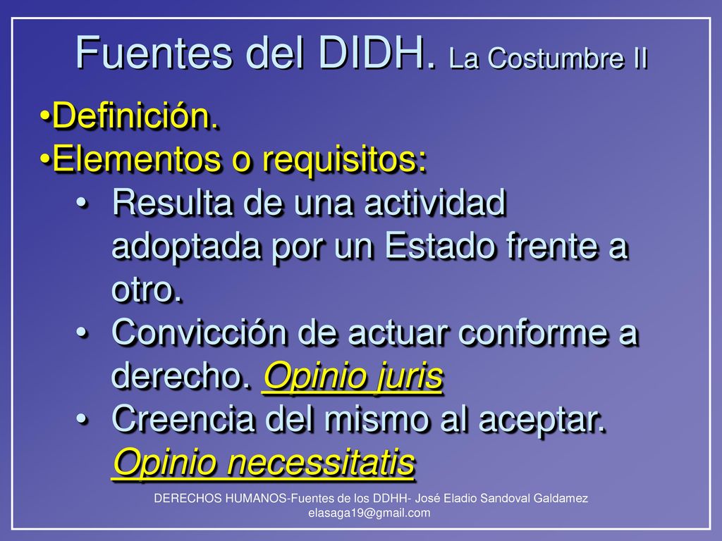 Fuentes del DIDH Convención de Viena de mayo 23 de 1969.