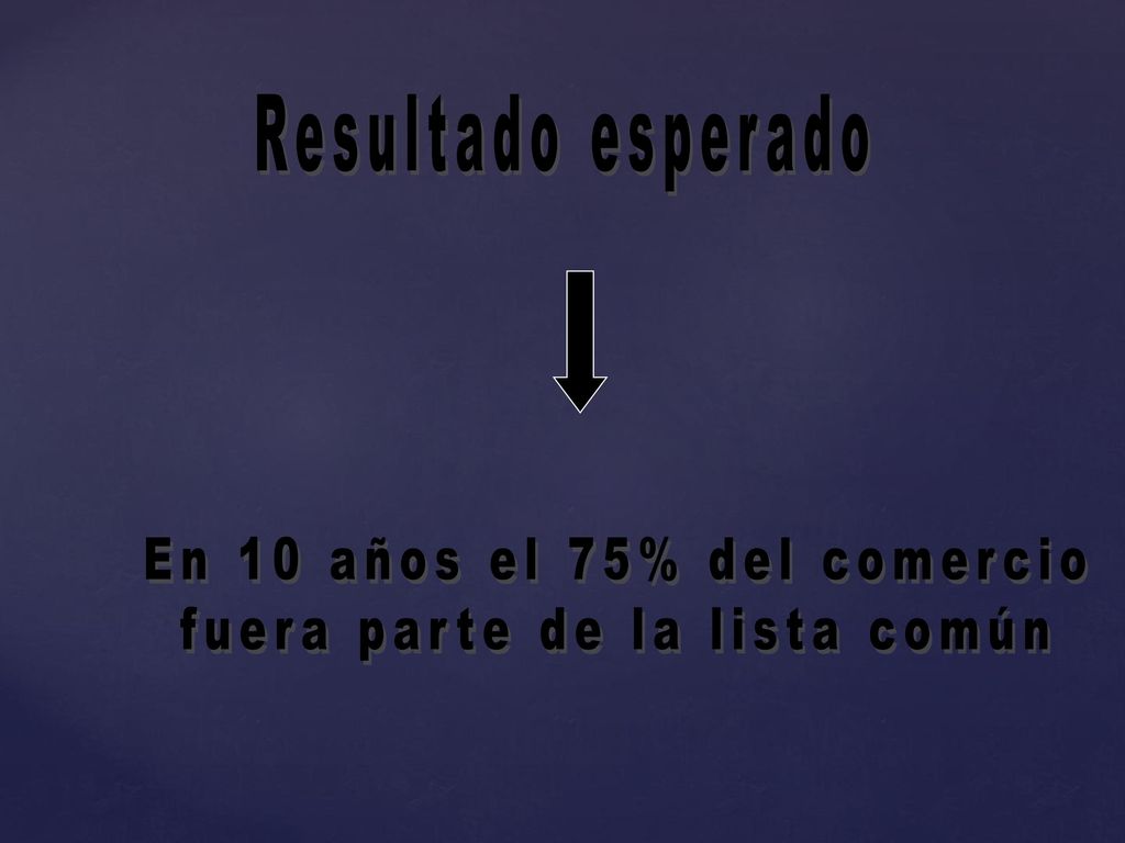 En 10 años el 75% del comercio fuera parte de la lista común