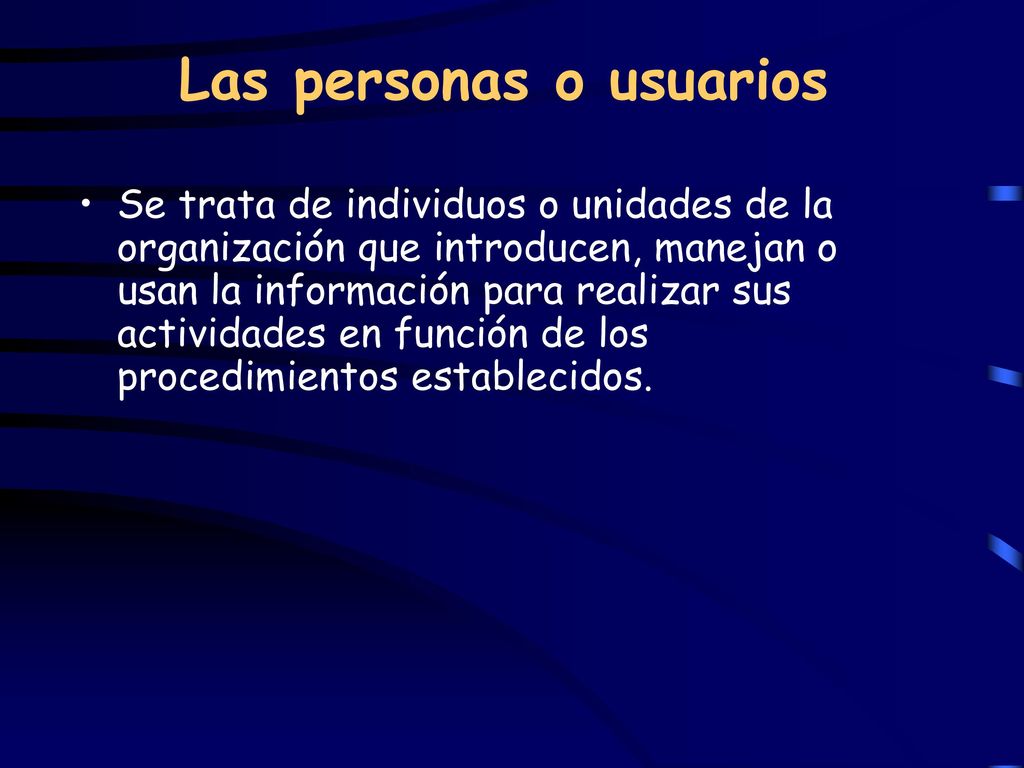 La Información Es el elemento fundamental y su razón de ser.