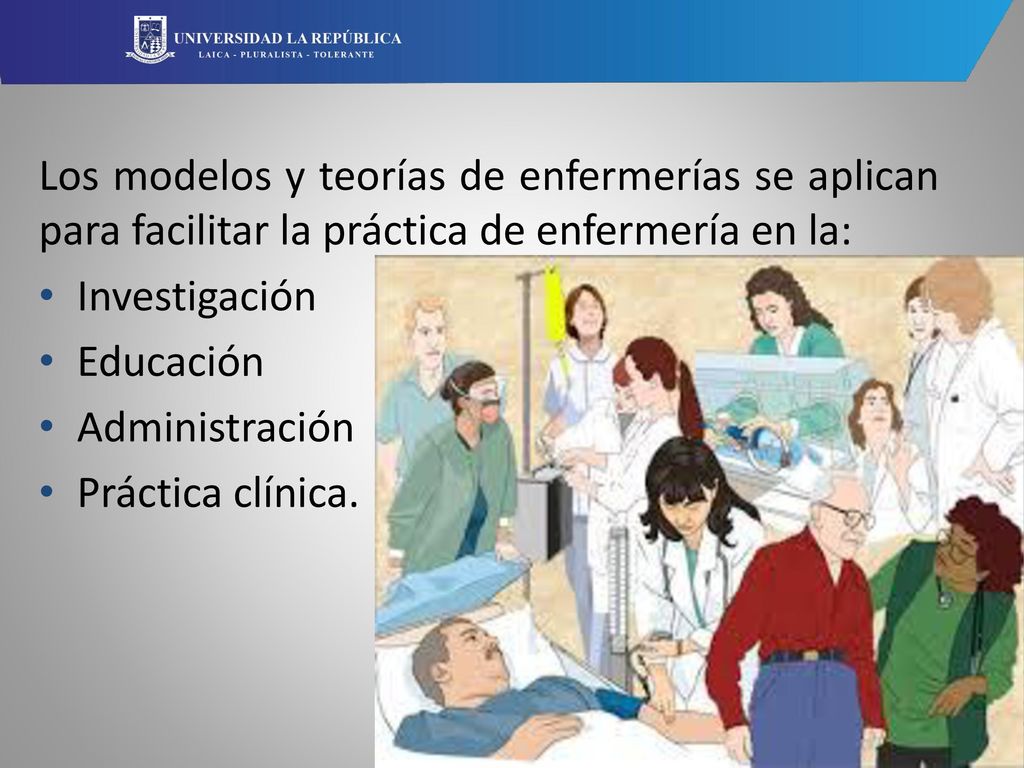 Los modelos y teorías de enfermerías se aplican para facilitar la práctica de enfermería en la: