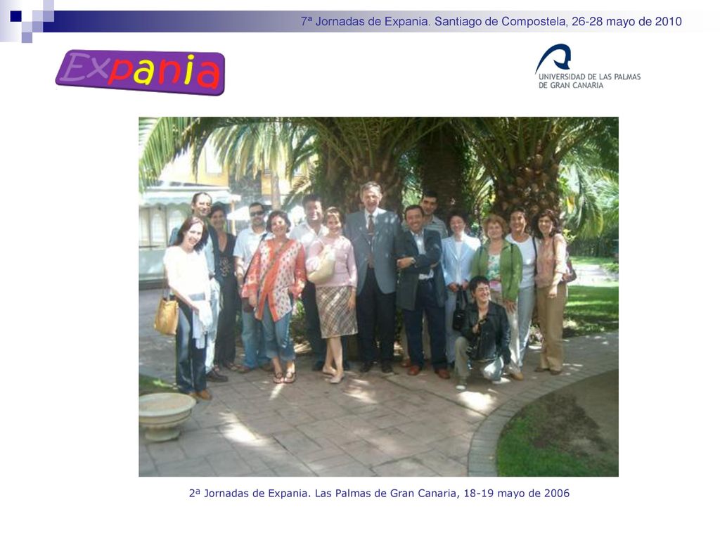 7ª Jornadas de Expania. Santiago de Compostela, mayo de 2010