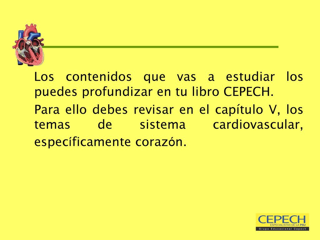 Los contenidos que vas a estudiar los puedes profundizar en tu libro CEPECH.