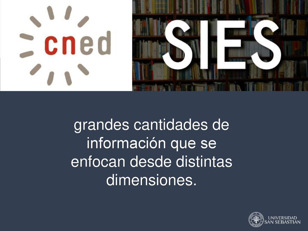 grandes cantidades de información que se enfocan desde distintas dimensiones.