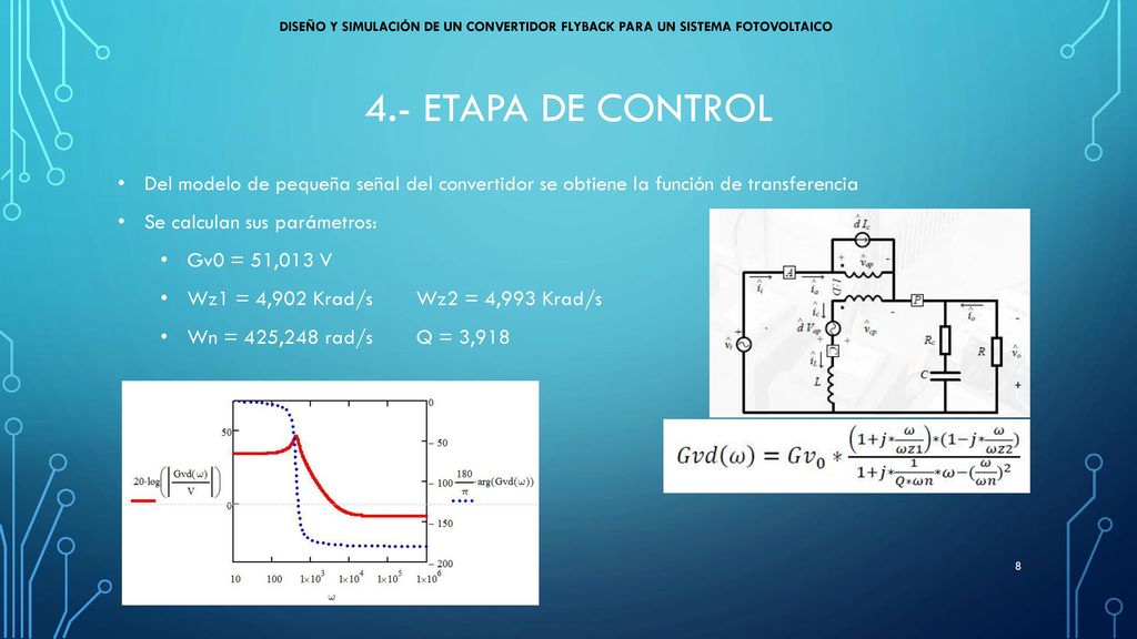 DISEÑO Y SIMULACIÓN DE UN CONVERTIDOR FLYBACK PARA UN SISTEMA FOTOVOLTAICO