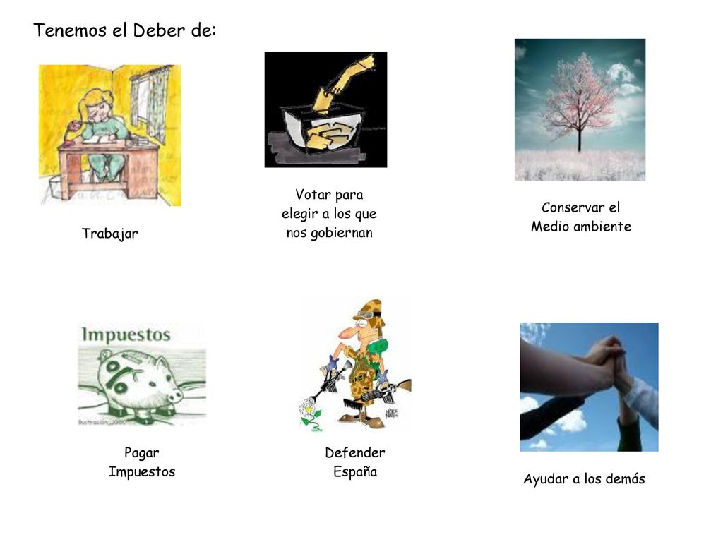 Tenemos el Deber de: Votar para elegir a los que nos gobiernan